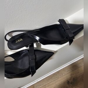 ‼️SOLD‼️ Zara Women's Black Pointed Toe Shoes